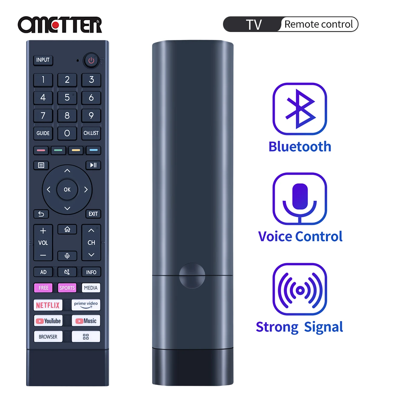 Original Voice Bluetooth For Hisense ERF3T80H ERF3N80H ERF3X80H ERF3AD80H LED 4K UHD Smart Google TV Remote Control