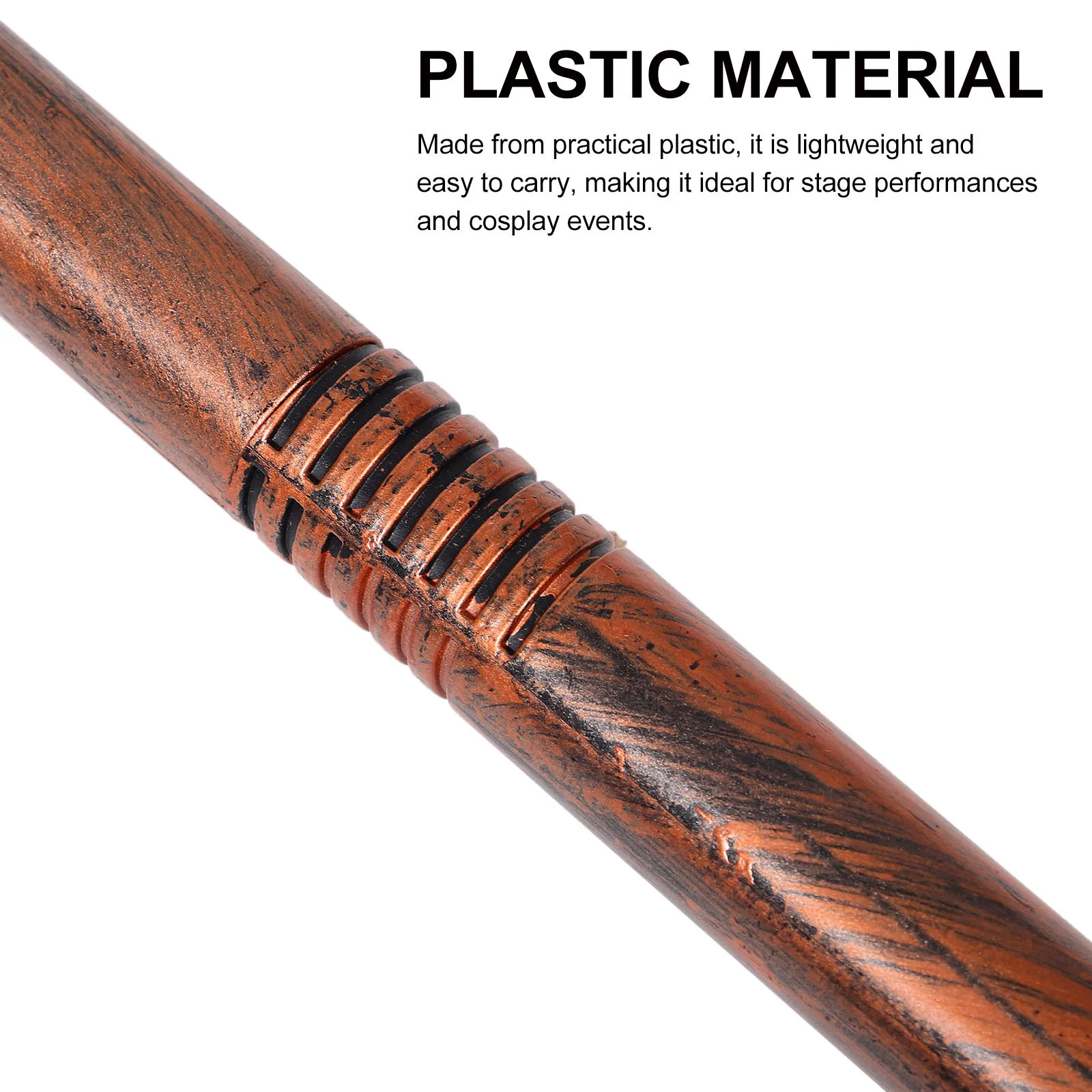 Canne en plastique pour le personnel du berger d'halloween, accessoire de Costume, bâton de Cosplay pour fête, accessoire de canne d'halloween