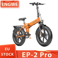 ENGWE EP-2 Pro Folding Electric Bike 20 Inch Fat Tire 250W Motor 13Ah Battery 42km/h Max Speed 120km Range Mountain Snow Bicycle