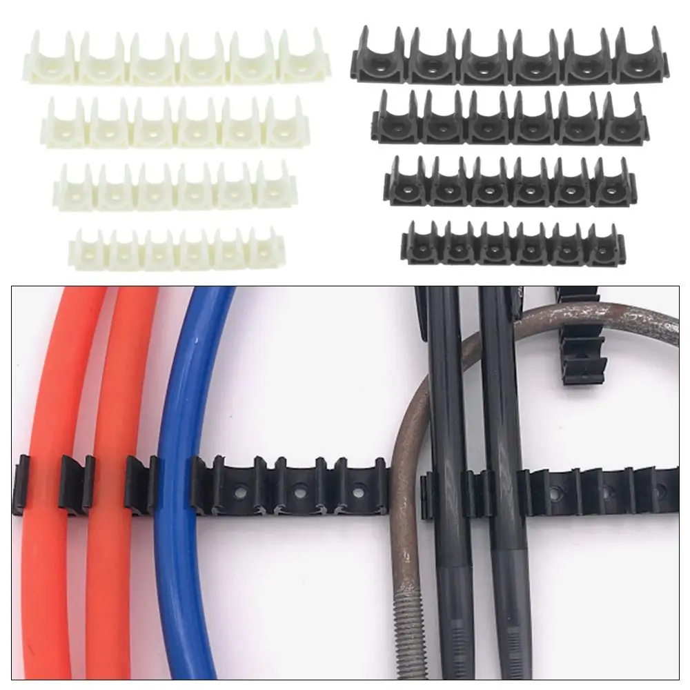 Air Hose Hose Clamp Fixing 6 Way Water Pipe Holder Gas Compressor 4mm 6mm 8mm 10mm 12mm Diversion Flow Clip
