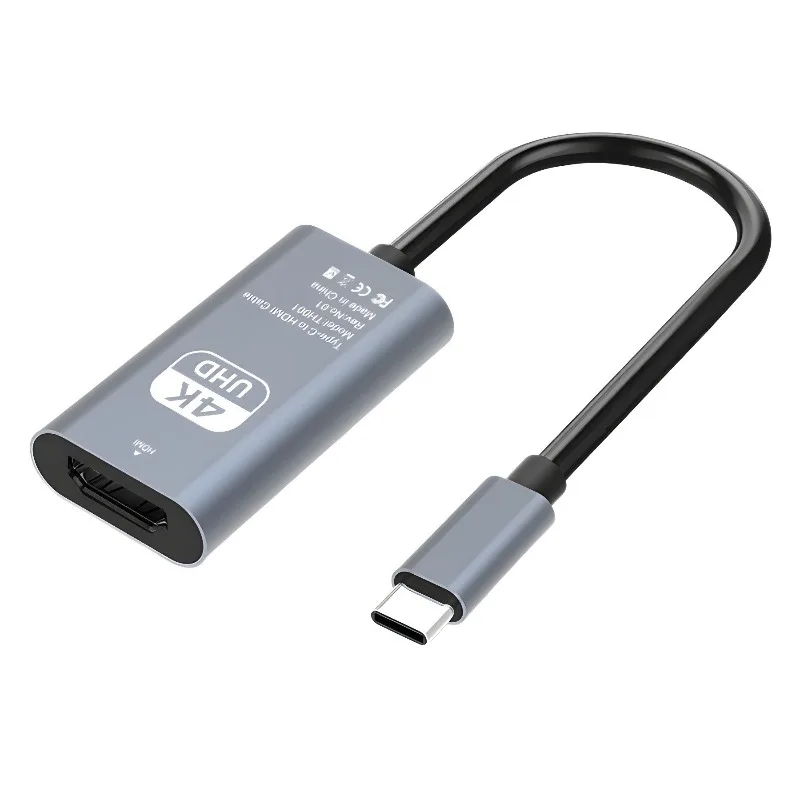 For MacBook Chromebook Samsung Xiaomi Type C To HDMI-compatible Cable USB C To HDMI Converter 4K 60Hz USB 3.1 HDTV Cable Adapter