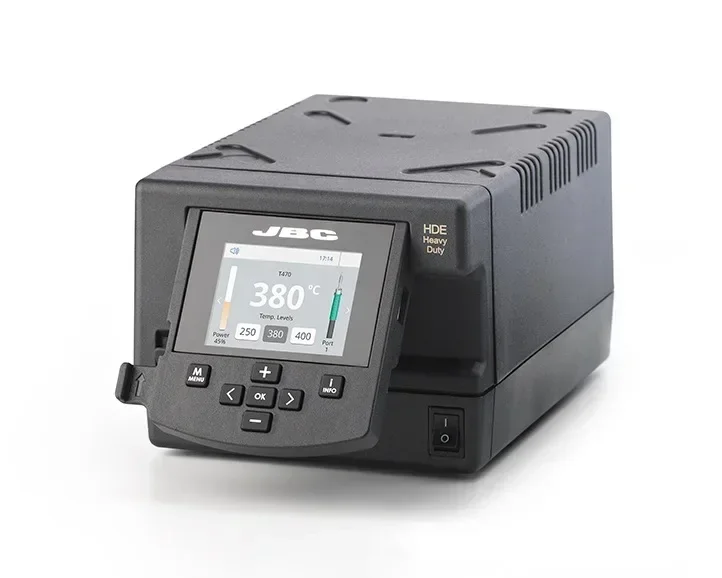 

Оригинальная сверхмощная паяльная станция JBC HDE-2C 220 В со сварочной ручкой T470-A на складе