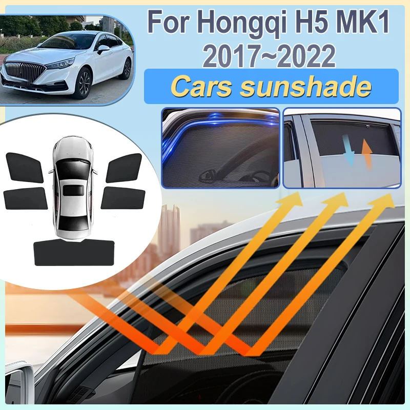 

Для Hongqi H5 2017-2022 MK1: Солнцезащитные шторки на боковые и задние окна, а также на лобовое и заднее стекла, обеспечивающие приватность и защиту от перегрева, аксессуары