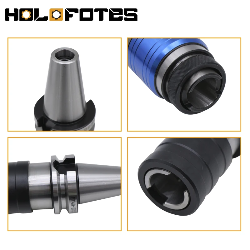 BT40-TC820 Telescopic Torque Tapping Tool Holder BT-GT Tapping Collet Chuck Heavy Cutting Stabilization for CNC Machine Tools