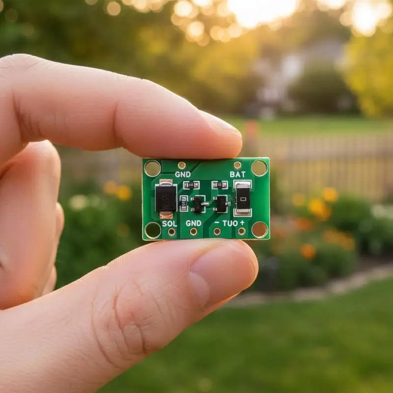 PCB Controller Solar Lawn Lamp 3.2V 3.7V 6V 12V 1A Light Controlled Module Garden Landscape Applications