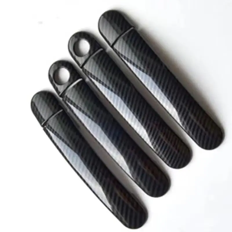Door Handle Covers Trim Imitation Carbon Fiber for VW Golf 4 MK4 Volkswagen Rabbit A4 1J 1997-2006 Accessories Styling Stickers