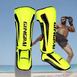 Professional Kickboxing Leg Guard Muay Ankle Protector Sparring MMA Shin Boxing Thickened Fighting Gear AnkleProtective Guards