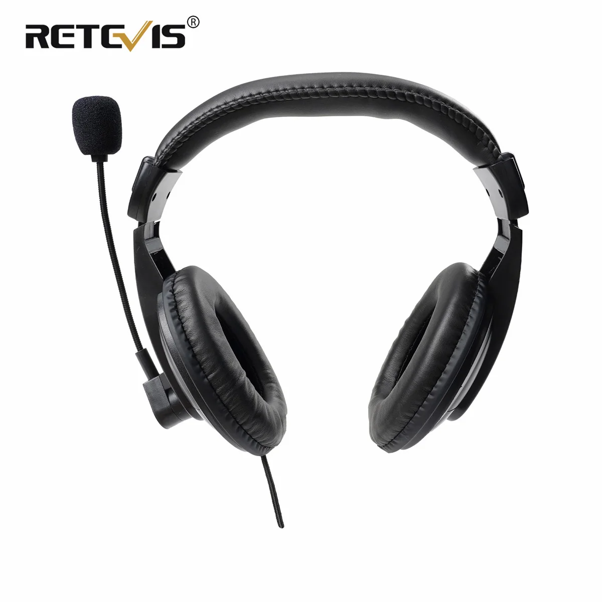 Retevis Ehk004 Ptt Mic Oortelefoon Walkie Talkie Headset Flexibel Voor Kenwood Voor Baofeng UV-5R Bf-888S Voor Retevis H777 Rt5r Rt622