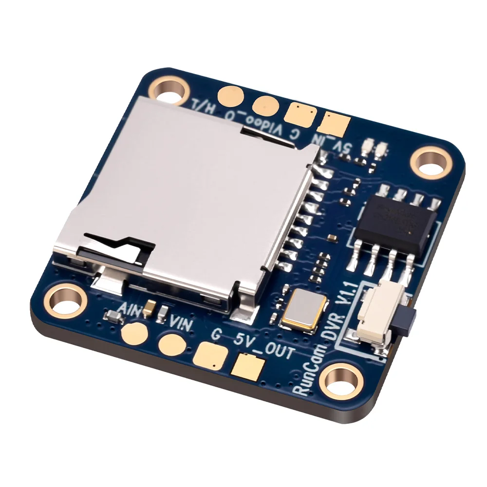RunCam Mini FPV DVR DC3.3-5.5V Resolution VGA@640x480 MAX 32G Micro SD Card Small Size Designed For Mini FPV Racing Drone