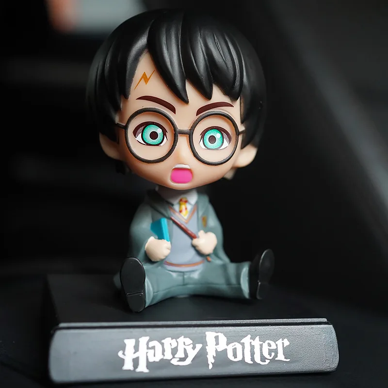 Harry Potter Car Ornaments Shaking Head Hermione Granger Car Decoration Car Interior Accessories Action Figures Model Hottoys