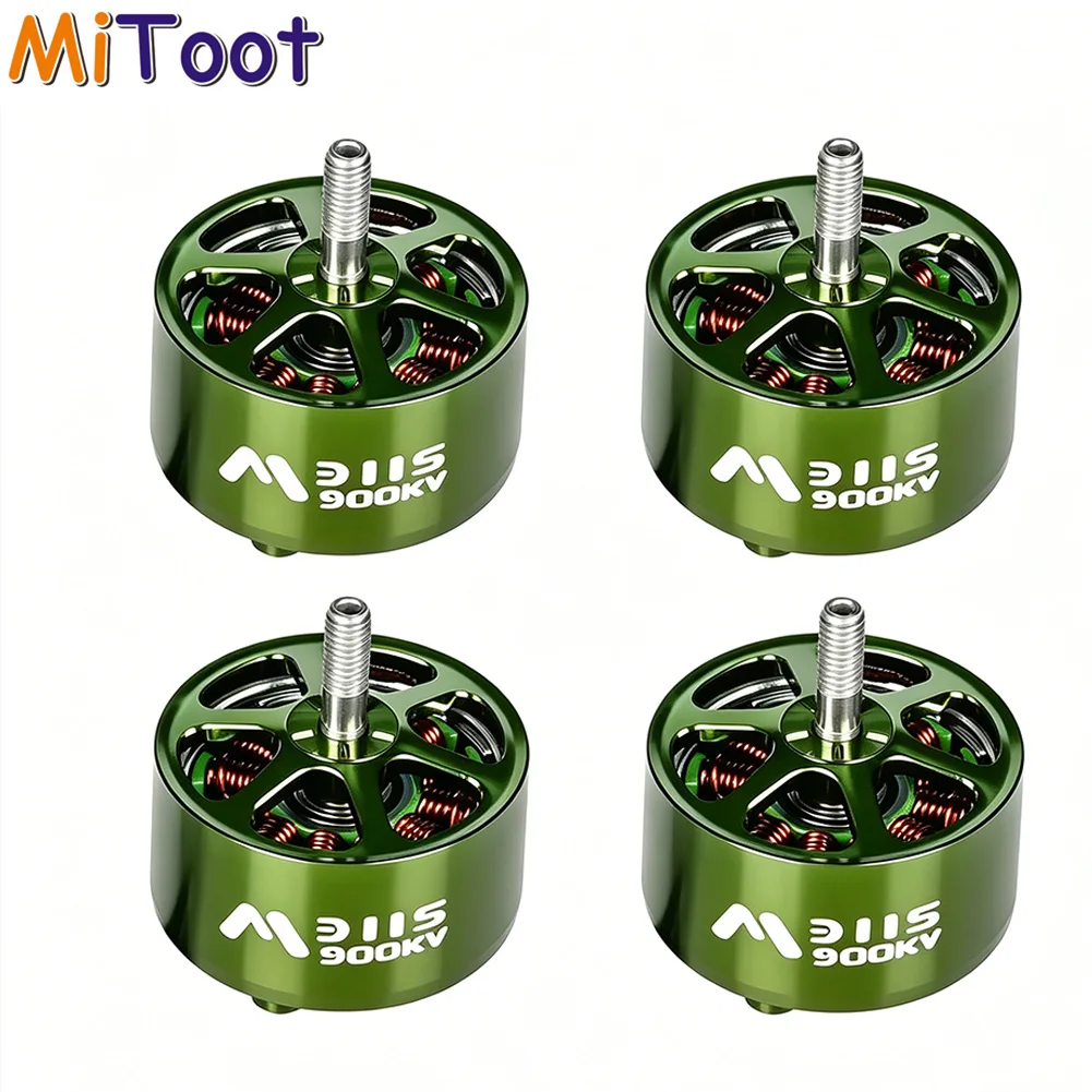 4개/몫 FLASHHOBBY Mars M3115 FPV 드론용 브러시리스 모터 3-6S LIPO 900KV 모터