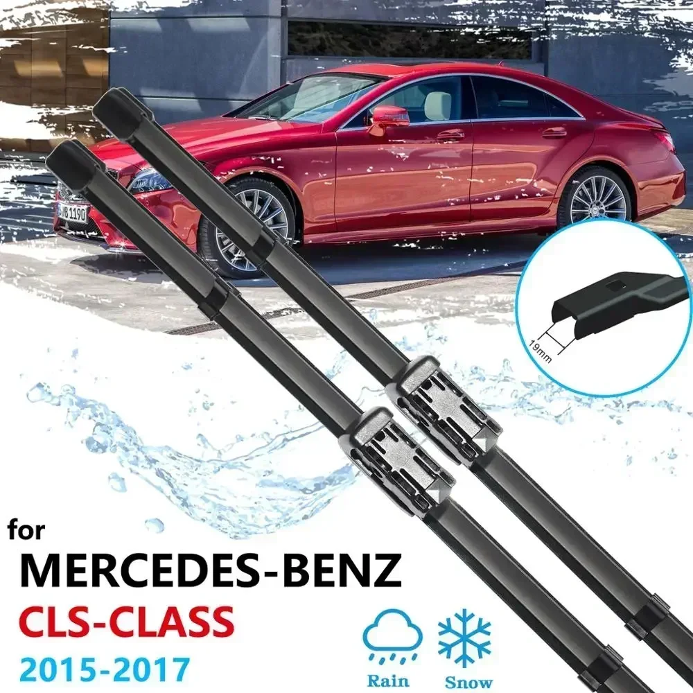 For Mercedes Benz CLS Class 2015 2016 2017 Front Window Windshield Windscreen Brushes Washer Cutter Accessories Car Wiper Blades