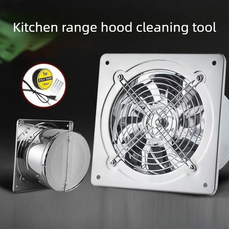 

Household High Speed Air Extractor Fan Quiet Wall Mount Vent Blower Bathroom Restroom Kitchen Air Circulation Fan