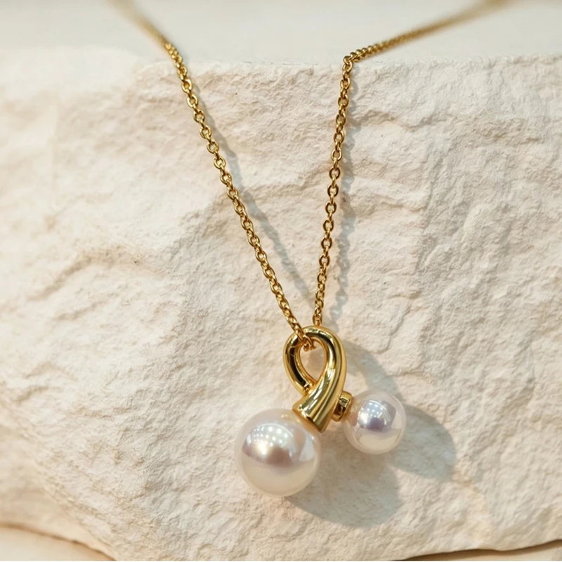GANPUP Neue Silberfarbene Fischgräten-Anhänger-Halskette für Damen, Modische Schlüsselbeinkette, Choker-Schmuck, Party- und Valentinstagsgeschenk – Detail 6