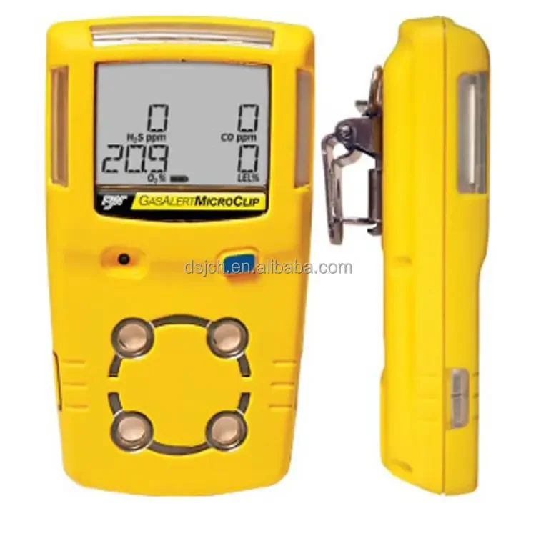 

BW portable Diffusion type instrument CH4 Natural gas detector for LEL CO H2S CO GAS ALERTMICROCLIP gas leak detector