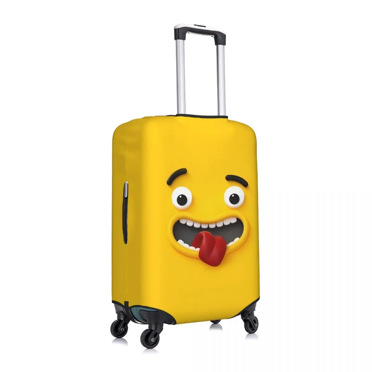 Crazy Expression Suitcase Cover Flight Funny Cartoon Elastic Luggage Supplies Travel Protection