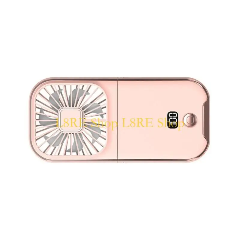 

L8RE USB C CREHARGINATY MINI MINI Вентилятор Портативный портативный портативный вентилятор с 5 скоростями тихий