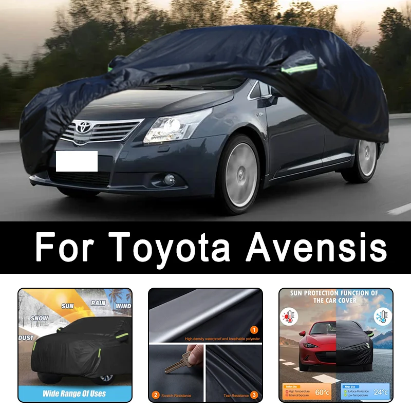 

For Toyota Avensis All-Weather Car Covers 6-in-1 Waterproof Dustproof UV Proof Snowproof Scratch Resistant Protection