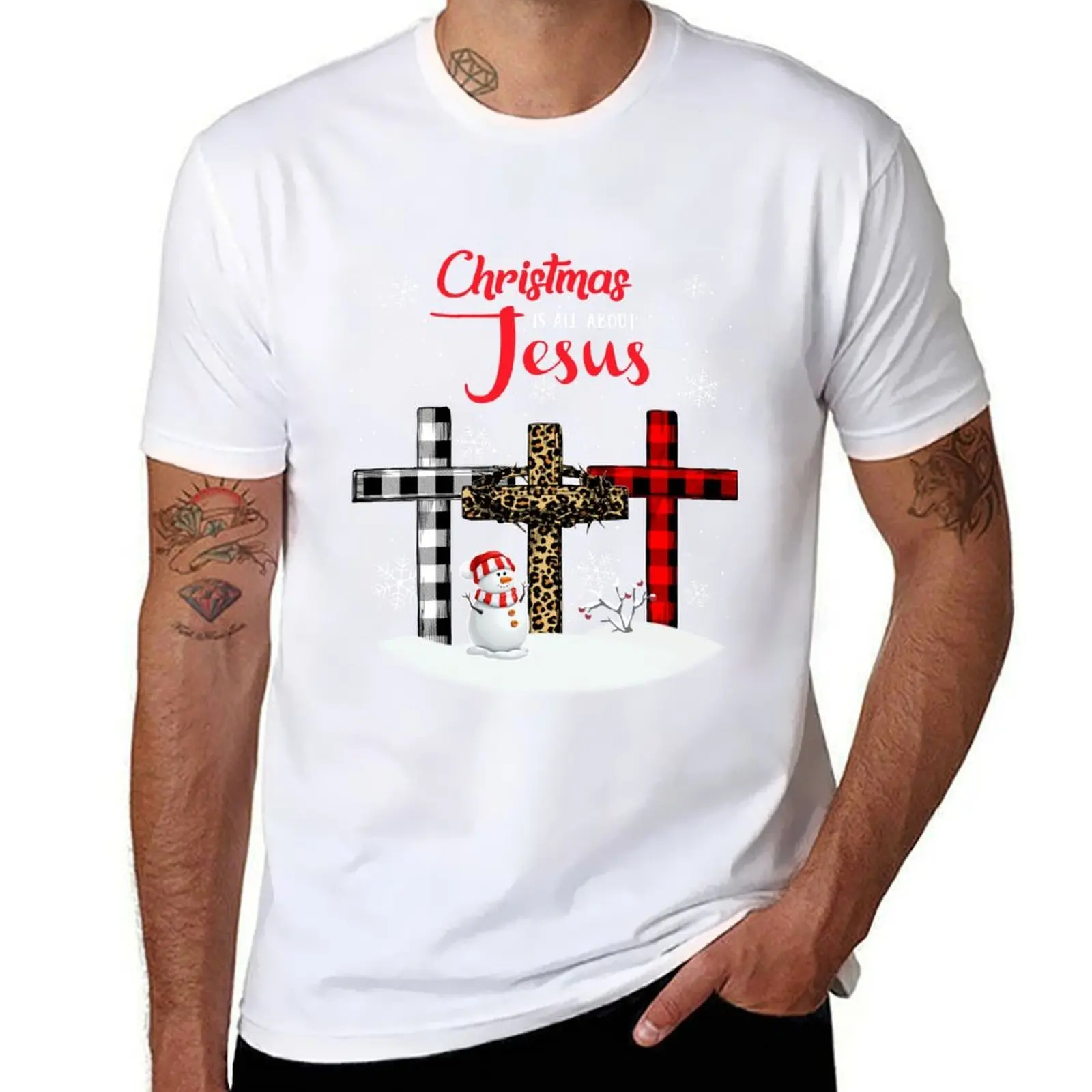 all Christmas Jesus about It's T-Shirt Fashion Casual Short Sleeve Top