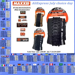 MAXXIS MINION DHR Ⅱ Mountain Bike Downhill Tires Anti Puncture Folding Mountain Tire Tubeless Downhill Tires DH tyre