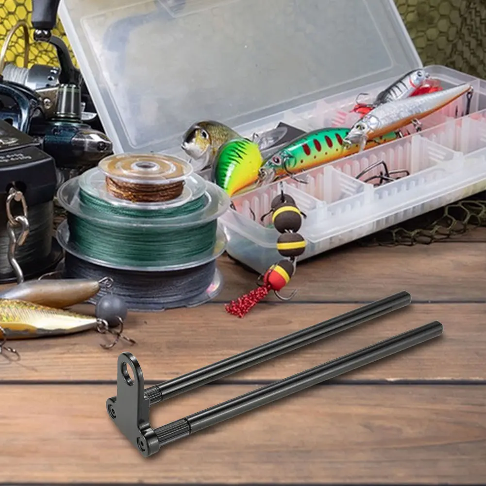 مجموعة أعواد مقاومة للرياح من سبائك الألومنيوم، منبه لدغة الصيد المحمول، مؤشر لدغة السمك خفيف الوزن لملحقات أدوات صيد الأسماك #4