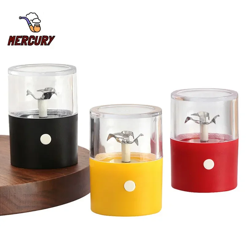 MERCURY Protable Electric Tobacco Grass Grinder USB Charging Shredder Crusher Grinders for Smoking Pipe Home Smoke Accessories