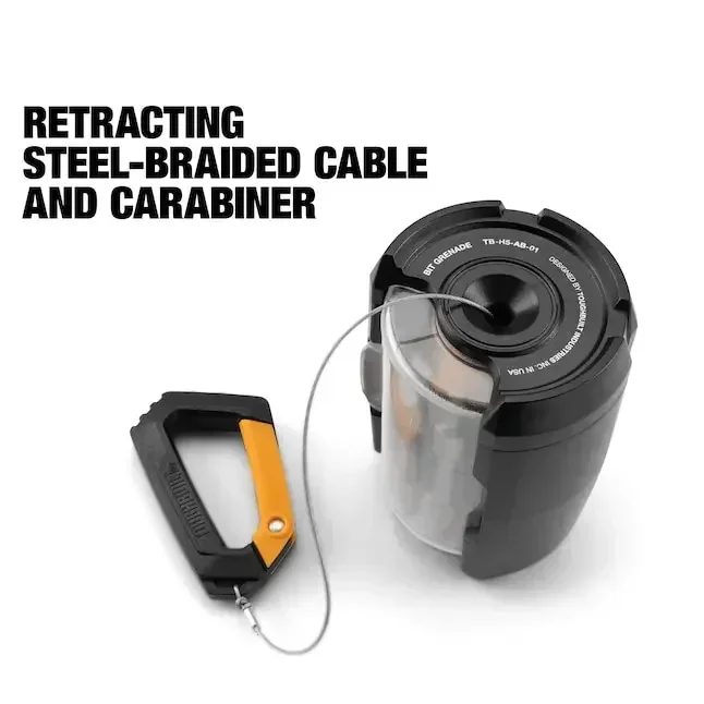 Obeng Multifungsi Portabel Toughbuilt TB-H5S2-MR-A Ratcheting Multi-Bit Driver 24-Bit Grenade