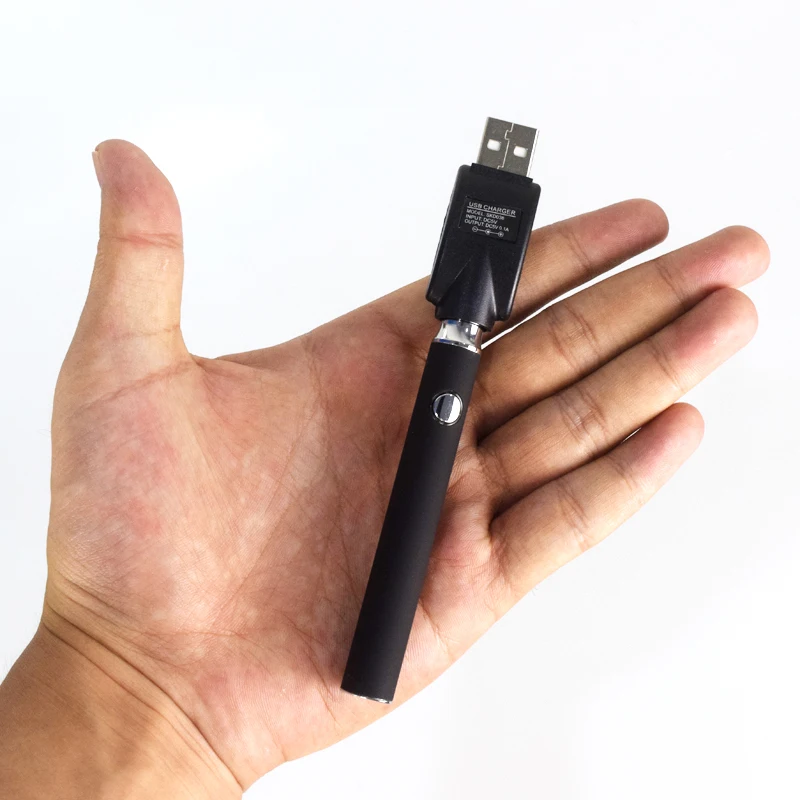 VERTEX 예열 배터리 510 버튼, 350mah 조절 전압 베이프 배터리, 두꺼운 오일 카트리지 카트 기화기 펜용, 로트당 10 개