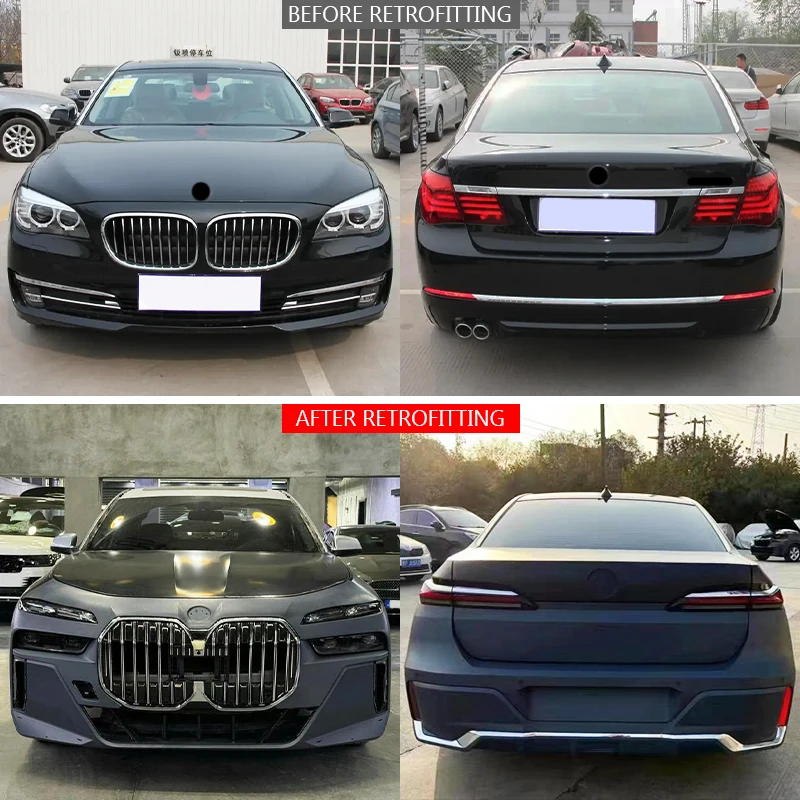 Classic Car Restomod Body Kits2009-2015 Car Modification Upgrade G70 M Front Bumper Engine Hood Headlights Rear Bumper Tailgate