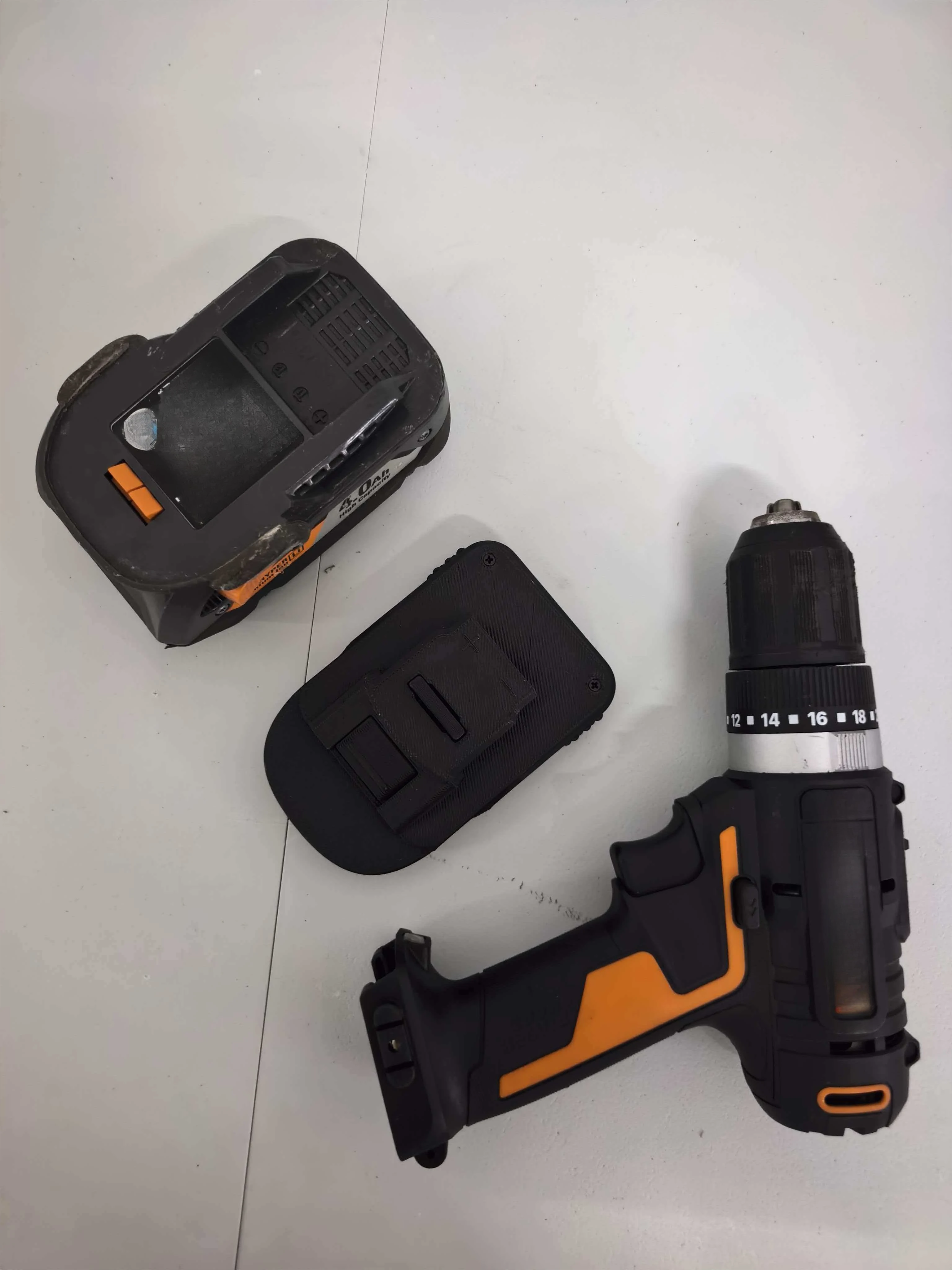 Converter Adapter for Ridgid /AEG 18V Li-ion Batteries to Worx 20V 4PIN Power Tool (Excluding Tools and Batteries) view 4