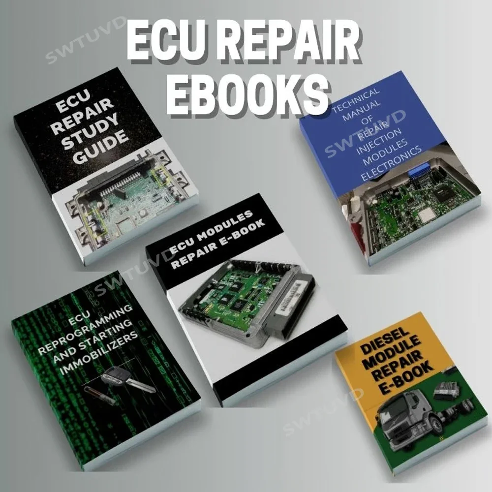

PACK 5 ECU REPAIR Manuals Repairing Injection Modules in the Workshop DIESEL ELECTRONICS Study Guide Car Truck Diagnostic Tools