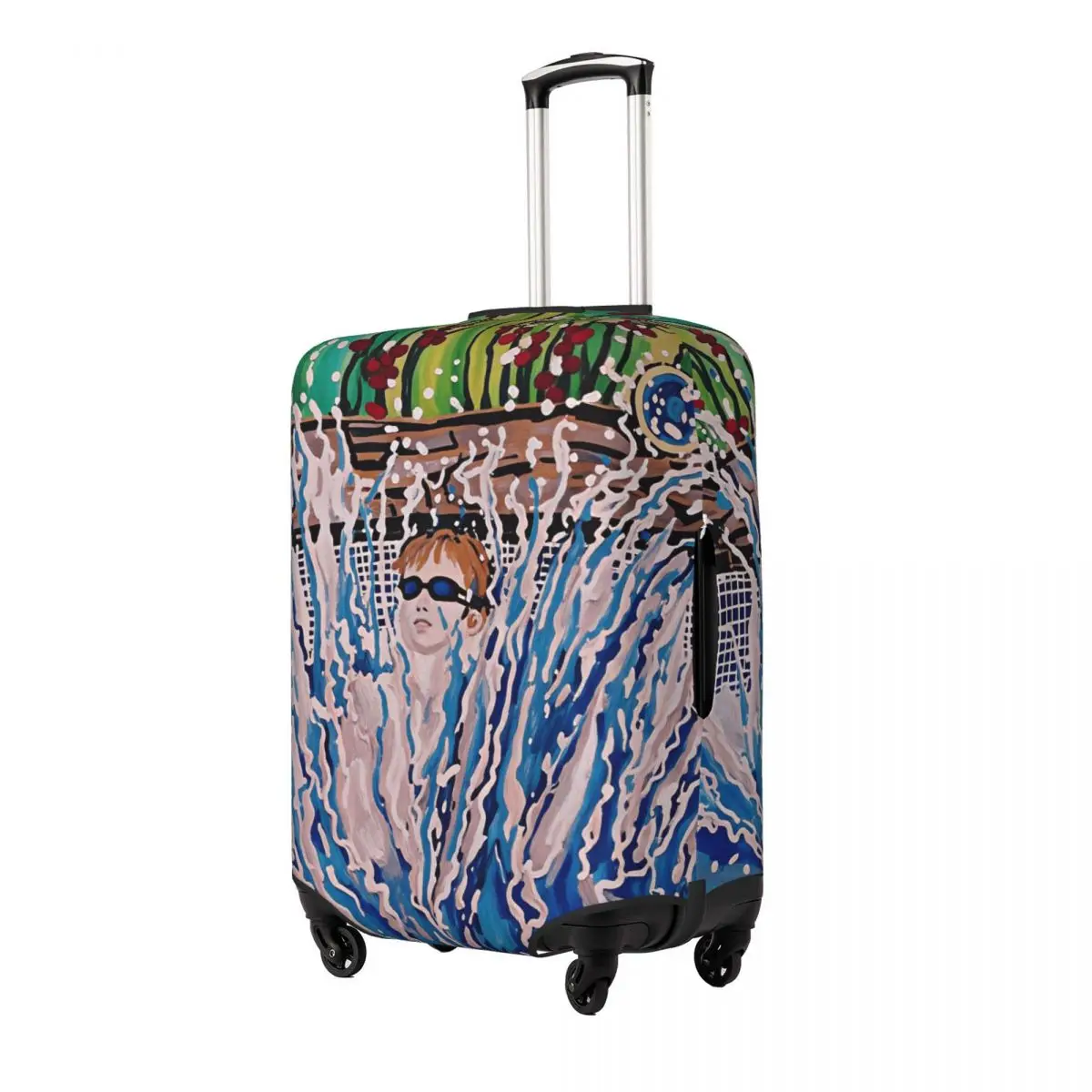 David Hockney Art Crot Inside Poster Suitcase Cover Business Flight Practical Luggage Supplies Protection