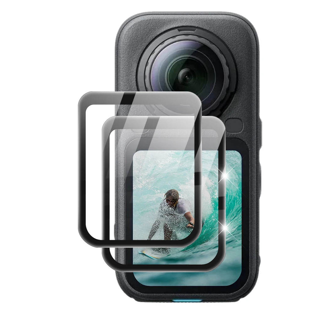 9H Gehärtetes Glas für Insta360 X6, Displayschutzfolie Langlebiger HD-Klarer Kratzfester Schutzfilm für Insta 360 X6 Zubehör