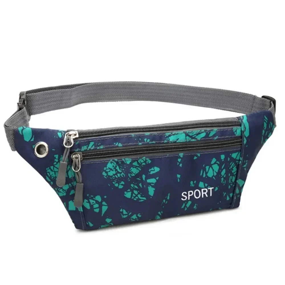 Nowa męska torba na talię z nadrukiem Sport Run Fanny Pack Damska torba na ramię Moda podróżna Torba na klatkę piersiową Torebka na telefon Wielofunkcyjny pasek