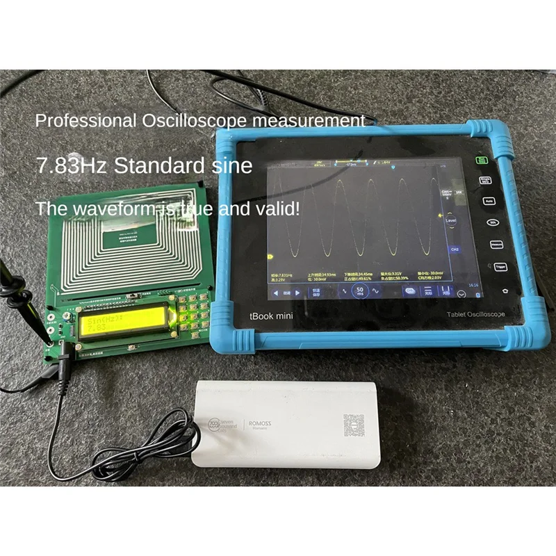 

FULL-1Set DC5V Регулируемый 0,01-100 кГц 7,83 Гц резонанс Шумана сверхнизкочастотный генератор импульсных волн синусоидальный зеленый