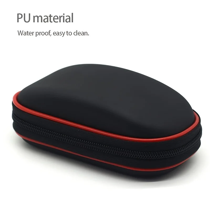 1pc Black Mouse Case Hard Shell EVA Protective Carrying Bag Travel Bag for Macbook Magic Mouse 2 and Magic Mouse 1