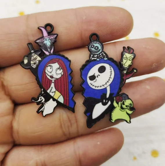 Lot 10 Pcs  Cartoon Halloween  Charms Jewelry Making  Earrings Pendants Necklaces Bracelets DIY Accessories gift