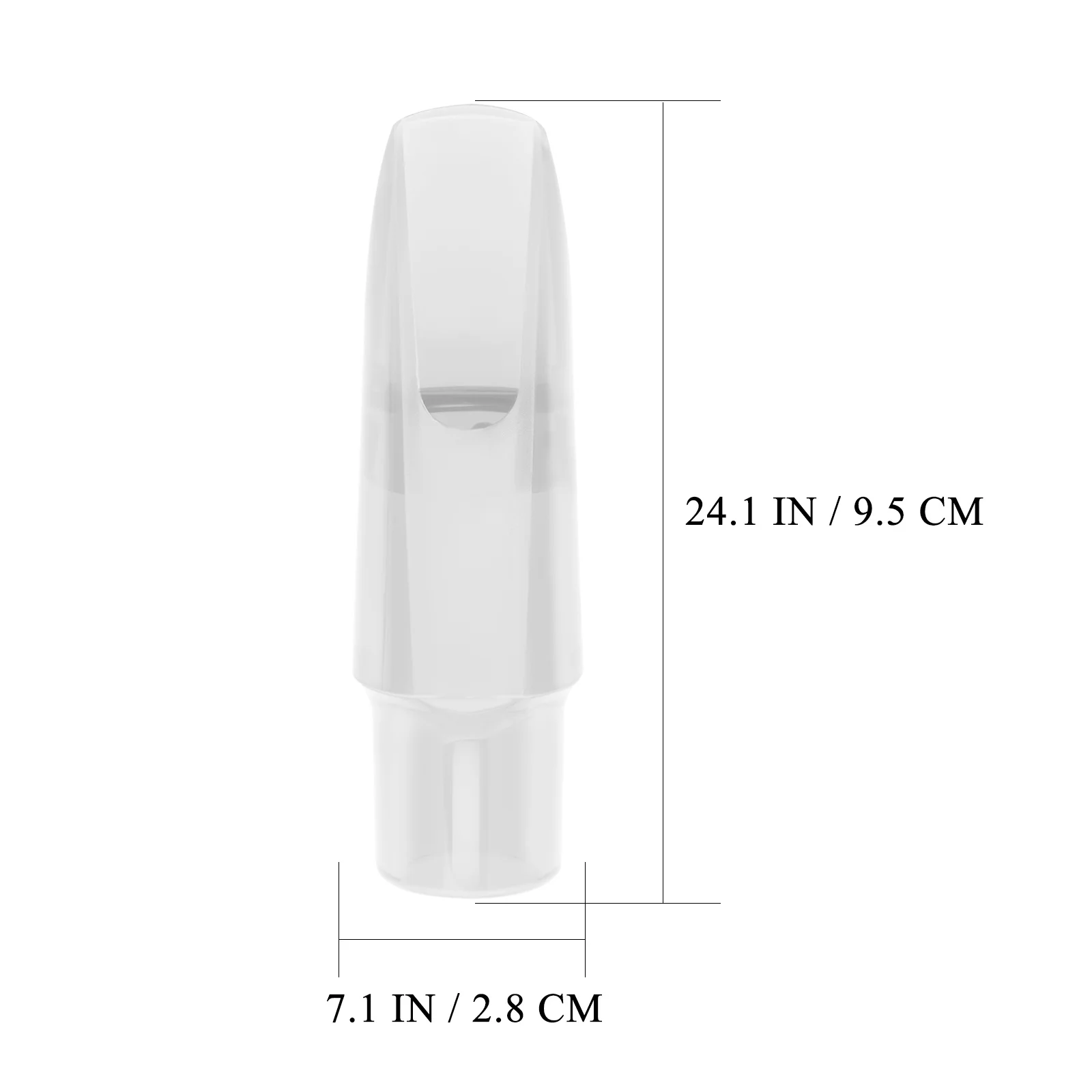 

Saxophone Mouthpiece Acrylic Professional Tenor Alto Sax Tip For Beginners Durable Smooth Finish Long-Lasting Performance