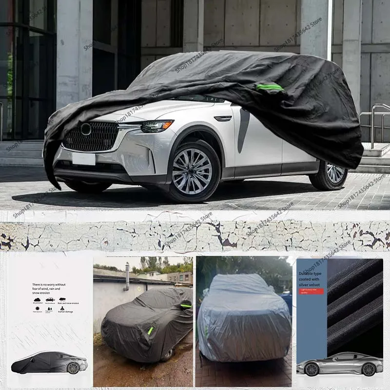 

Protective Full covers for Mazda CX-90 210D Outdoor Full Car Cover All Weather Waterproof Rain Snow Protection Sunshade Dustprof