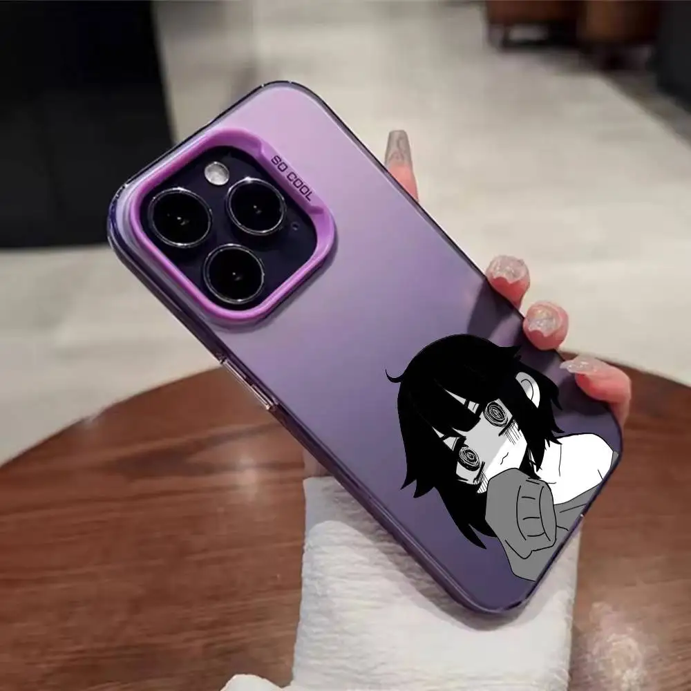 Dark Emo Girl  Phone Case For iPhone 17,16,15,14,13,12,11,Mini,Pro,E,MAX Candy Matte - view 4