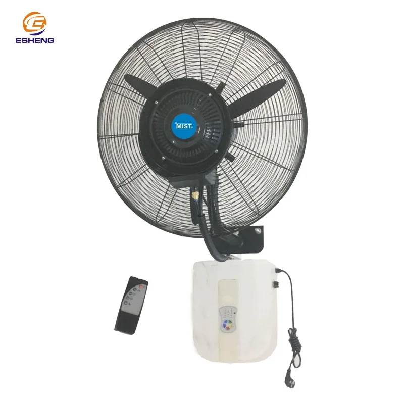 Outdoor Water Cooling Air Cooler Home Standing Mist Fans 20"/26" Wall Mist Fan