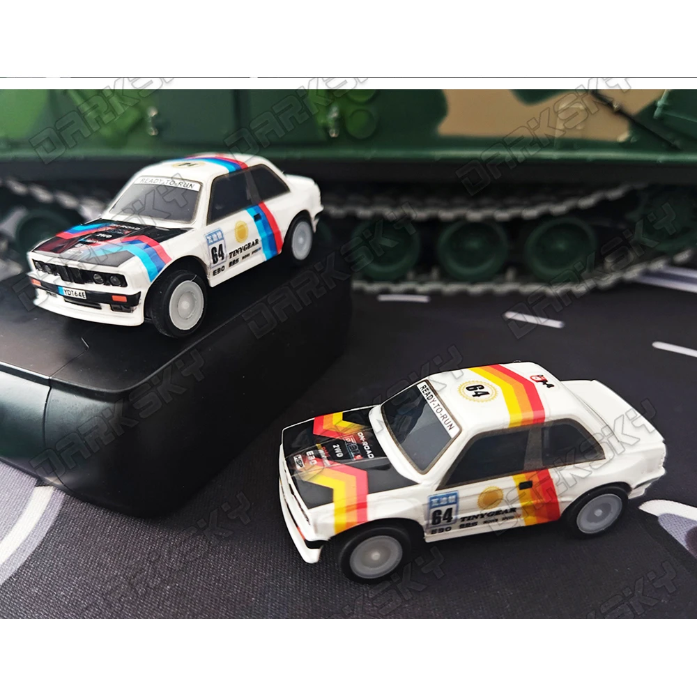 TinyGear 1/64 ミニ RC 電動リモコンモデルカーデスクトップシミュレーションオンロードレーシング大人子供のおもちゃ