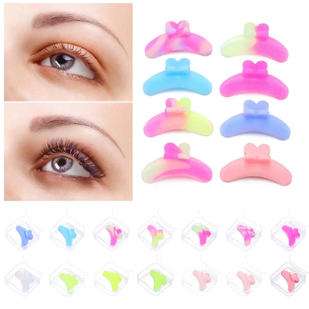 1/2 PIÈCES Applicateur Outils Silicone Lash Lift Pads Réutilisable Extension De Cils Cils Perm Bigoudi Anti-dérapant Anti-perte