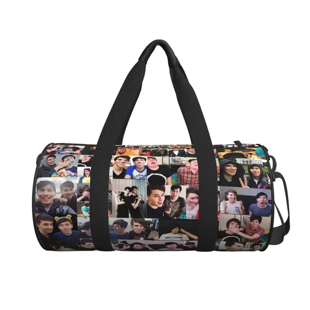 

Dan And Phil! Large Duffle Gym Bag Multi-Functional Duffle Travel Bags Handbags Fitness bag