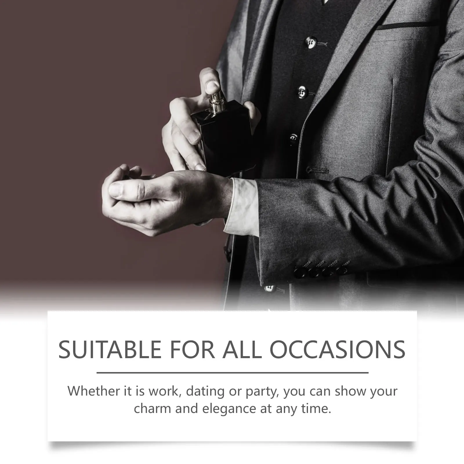 عطر روكسيليس ريتش آند ويسكي هوم للرجال، عطر خشبي حار يدوم طويلاً، يعزز السحر الشخصي، أنيق وثيق