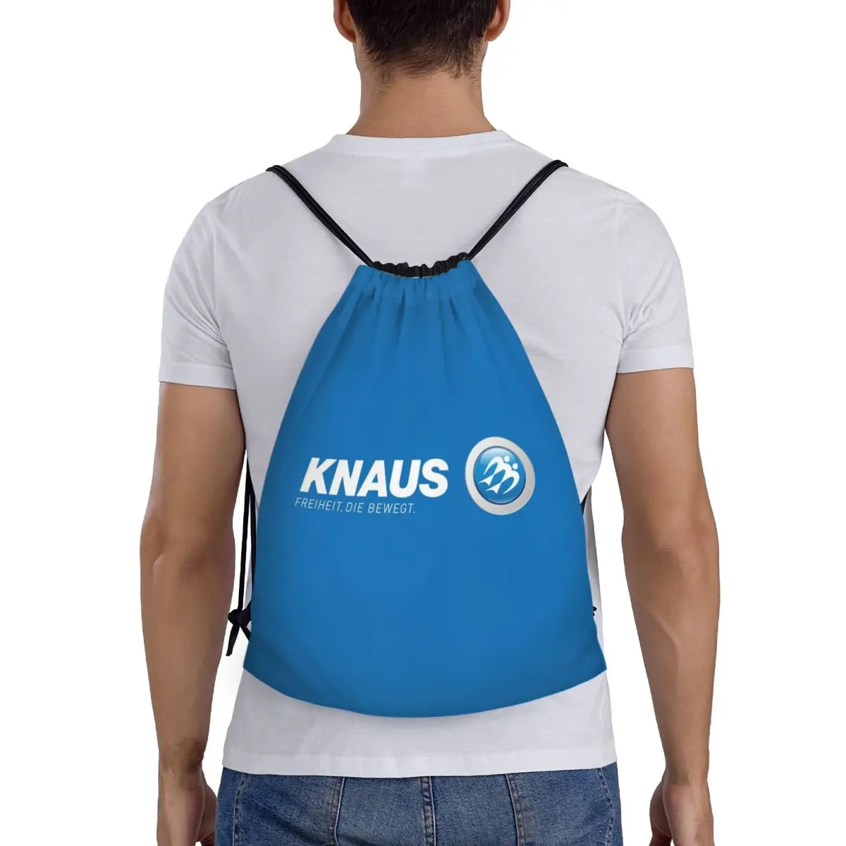 

Knaus Caravan Backpacks Multi-function Portable Drawstring Bundle Pocket Storage Bag Book Bags For Travel Students