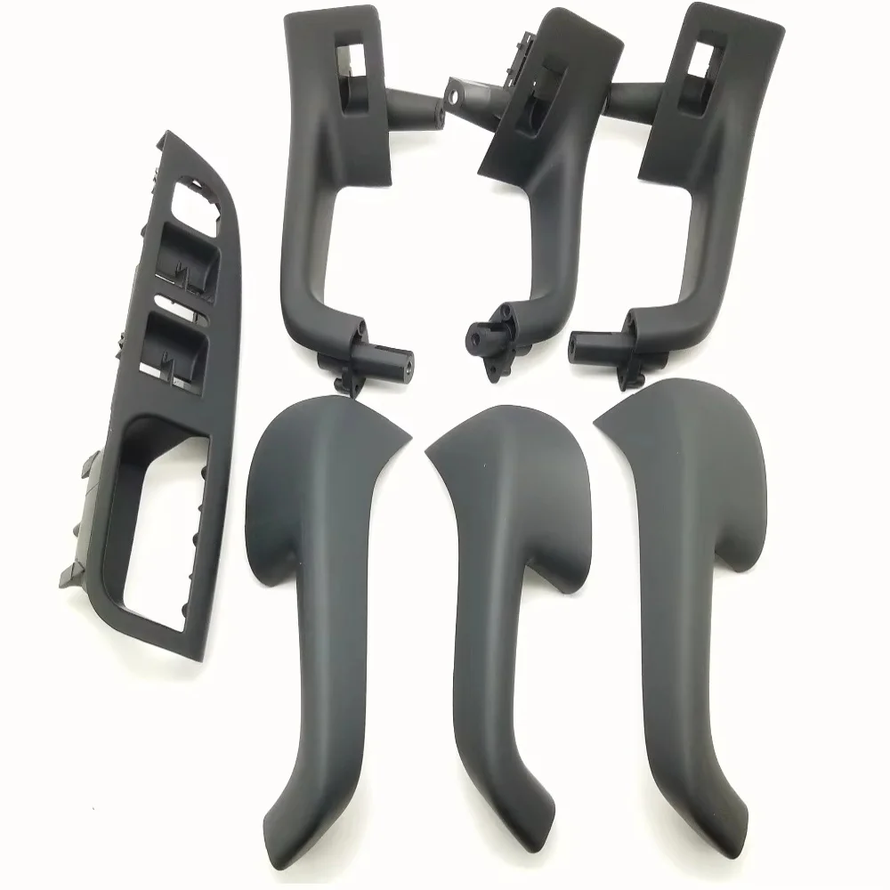 7-piece set suitable for Volkswagen  Golf 5 Jetta MK5 door interior handle black