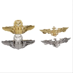 Us Army Wings Military Command Master Aviator Metal Wings Badge Wwii Us Command Pilot Badge Pin Brooch