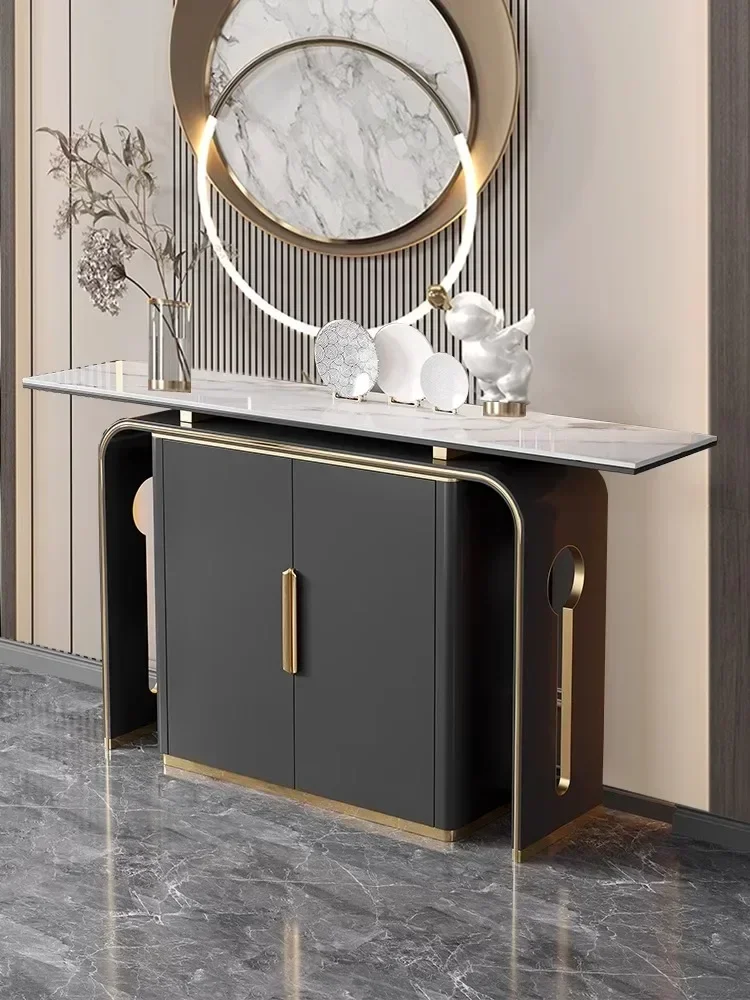 Ingang Eindpunt Gangpad Gang Decoratieve opbergruimte Entreetafel