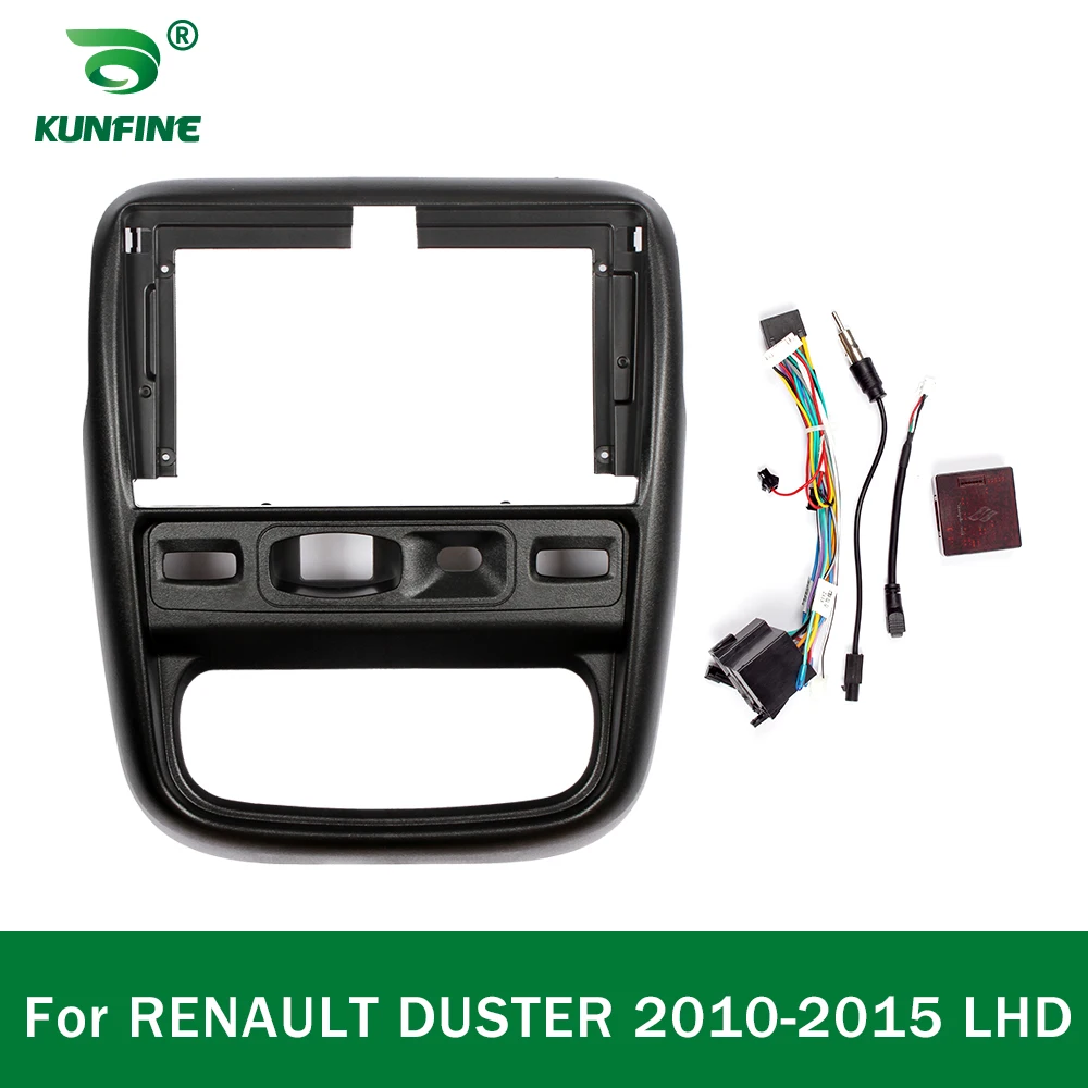 Car GPS Navigation Stereo For RENAULT DUSTER 2010-2015 LHD Radio Fascias Panel Frame Fit 2Din 9 inch In Dash headunit screen